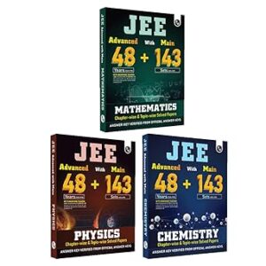 P.W. Jee Mains and Advance  48 years + 143 Jee Mains Sets Physics,Chemistry,Maths Combo