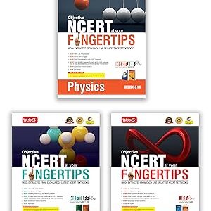 Mtg Fingertips  Class 11th  and 12th  Neet + Jee  Physics,Chemistry,Maths  Combo  English Medium